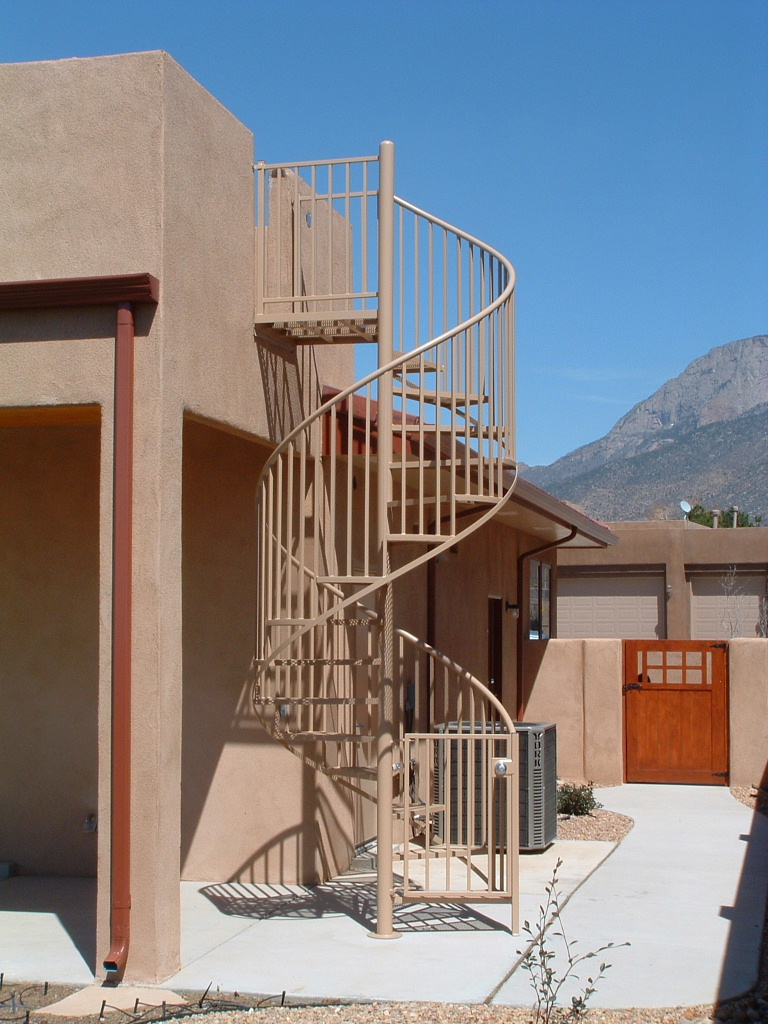 spiral staircase gate